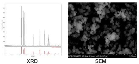Aluminum Nitride (AlN) Powder - SEM and XRD