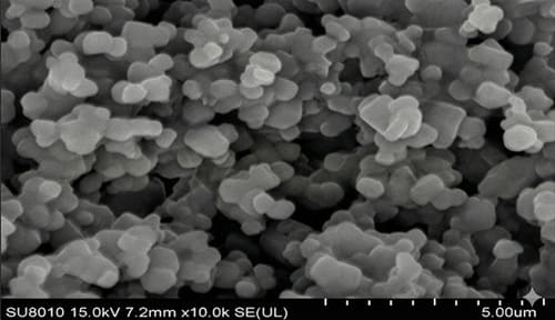 Aluminum Nitride Submicron Powder SEM