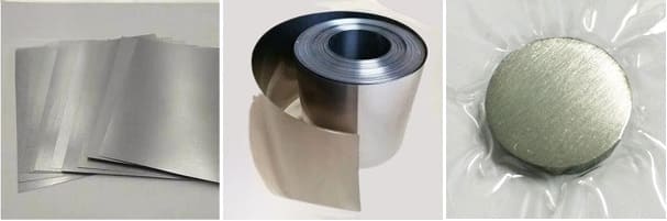 Yttrium (Y) Sheet/Foil/Disc