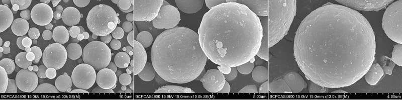 Atomized Spherical Aluminum (Al) Based Alloy Powder SEM