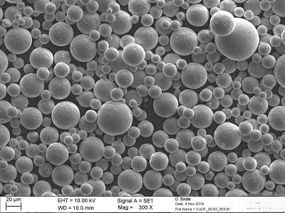 GrCop-48 Spherical Copper Alloy Powder SEM