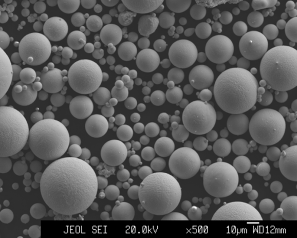 Spherical Tungsten-Rhenium Alloy Powder SEM